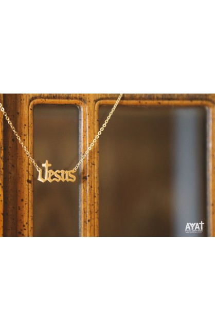 SC0141 - JESUS NECKLACE GOLD PLATED - - 1 