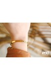 SC0125 - KING'S DAUGHTER ARABIC THIN BANGLE GOLD PLATED - بنت الملك - - 2 