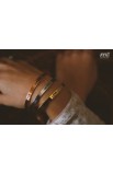 SC0124 - LOVE THIN BANGLE GOLD PLATED - - 2 