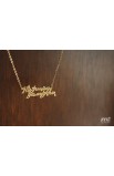 SC0111 - HIS PROMISES NECKLACE GOLD PLATED - - 1 