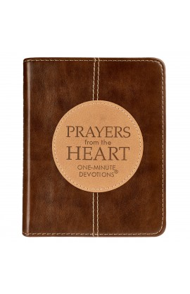 One Minute Devotions Prayers from the Heart Faux Leather