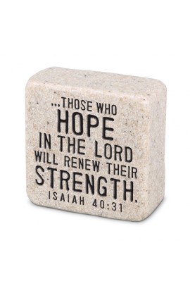 LCP40705 - Tabletop Scripture Stone Hope 2.25H - - 1 