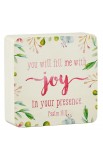 WBL016 - FILL ME WITH JOY DECOR BLOCK SM - - 3 