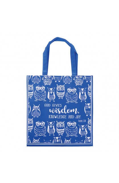 TOT093 - Tote, Owl's Wisdom Ecc 2:26 - - 1 