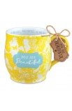 LCP18764 - Ceramic Mug Pretty Prints You Are Beautiful - - 1 