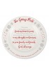 LCP12796 - Christmas Plate Ceramic Snowflake Giving - - 1 