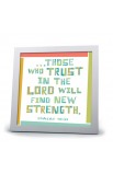 LCP40728 - Framed Art Wht Frm Trust in the Lord - - 1 