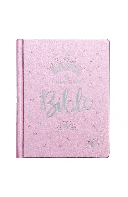 ESV001 - ESV My Creative Bible for Girls Faux Leather HC Pink Glitter - - 1 