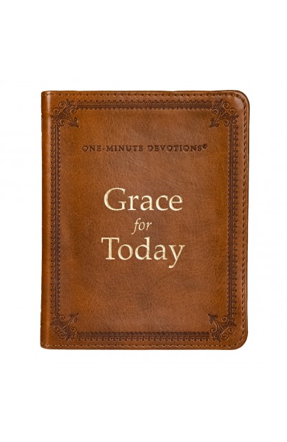 OM048 - One Minute Devotions Grace for Today LuxLeather - - 1 