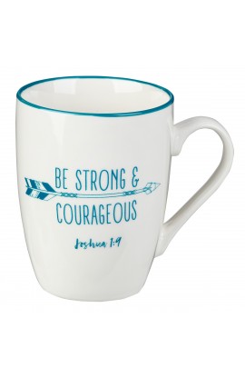 MUG551 - Mug Value Strong & Courageous - - 1 