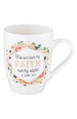 MUG558 - Mug Value Live Faith Floral - - 1 