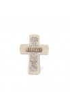 LCP11937 - Tabletop Cross Believe Bronze Bar 5.50H - - 2 