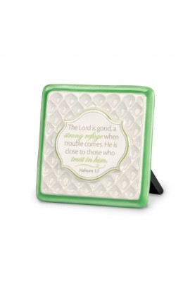 LCP40353 - Plaque Ceramic Pattern of Praise The Lord is Good - - 1 