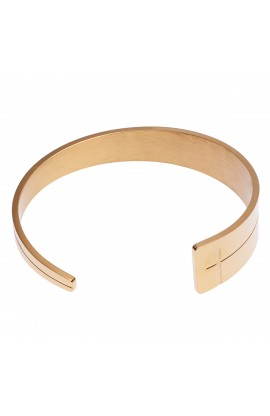 BRC011 - Bracelet Tapered Cross Cuff - - 1 