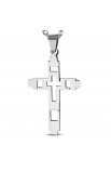 ST0291 - ST Cut out Geometric Cross Pendant - - 2 