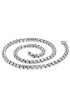 ST0358 - ST Lobster Claw Clasp Rolo Link Chain - - 2 