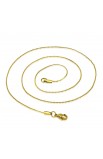 ST0363 - Gold Plated ST Lobster Claw Clasp Spiral Link Chain - - 2 