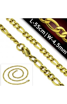 CNE264 Gold Plated ST Lobster Link Chain