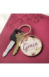 KMO084 - Keyring in Tin His Grace Is Enough 2 Cor 12:9 - - 4 