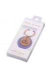 KMO085 - Keyring Purple Be Brave - - 3 