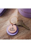 KMO085 - Keyring Purple Be Brave - - 4 