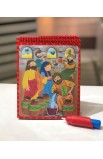 BK2588 - FRENCH MIRACLES OF JESUS WATER DOODLE BOOK - - 5 