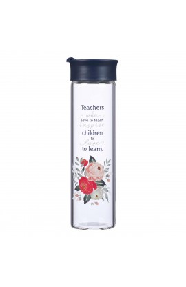 WBT140 - Water Bottle Glass Best Teacher Ever - - 1 