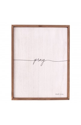 PLA055 - Wall Art Pray - - 1 