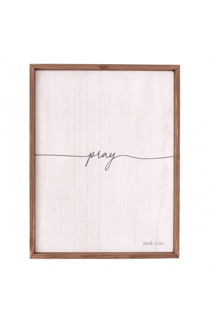 PLA055 - Wall Art Pray - - 1 