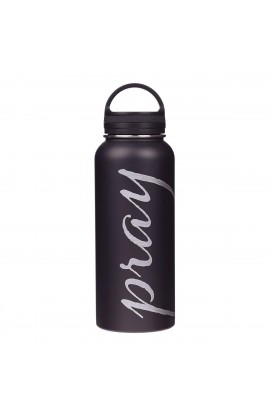 FLS031 - Water Bottle SSTeel Pray Black - - 1 