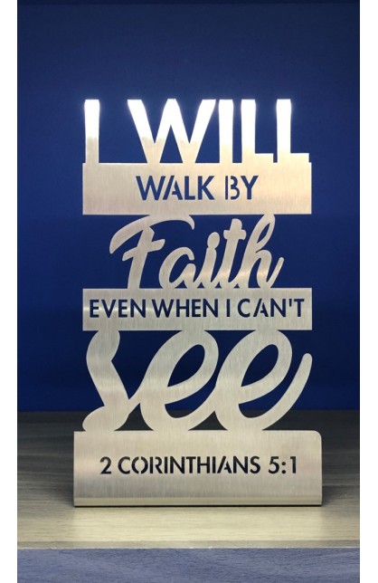 HD0039 - 15 CM I WILL WALK BY FAITH ST - - 1 