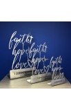 HD0044 - 20 CM FAITH HOPE LOVE ST - - 3 