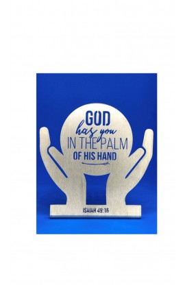 PALM OF HIS HANDS ST 12*12 CM