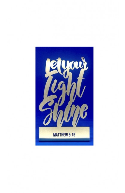 HD0076 - LET YOUR LIGHT SHINE ST 10 CM - - 1 