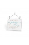 LCP40192 - Plaque Ceramic Wire Desktop Scripture Blessings Choose Joy - - 1 