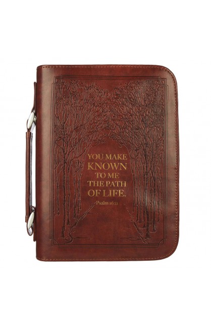 BBM680 - Classic Bible Cover MD Brown Path Of Life Psa 16:11 - - 1 