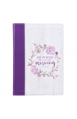 JL372 - Journal Slimline Purple His Mercies Lam 3:22-23 - - 1 