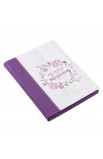 JL372 - Journal Slimline Purple His Mercies Lam 3:22-23 - - 4 