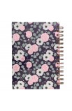 JLW060 - Jnl HC Wrbnd Be Still Floral - - 2 