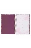 JLW084 - Journal Wirebound LG Purple Blessed Is She - - 3 