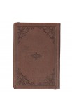 JL383 - Journal Classic Zip Brown A Man's Heart Prov 16:9 - - 2 