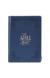 JL384 - Journal Classic Zip Navy Be Still Psa 46:10 - - 1 