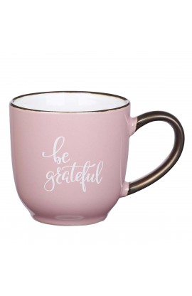 Mug Pink Be Grateful