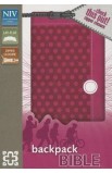 BK2596 - NIV, Backpack Zipper Bible, Imitation Leather, Pink, Red Letter - - 1 