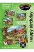 DB22376N - BIRTHDAY COUNTRY BARN INDIVIDUAL CARD - - 1 