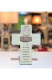 LCP11933 - Cross Desktop Resin Bronze Title Bar Hope - - 1 