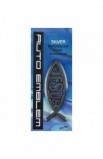 AE-101-S - The Jesus Fish Silver Auto Emblem - - 1 