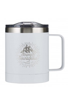 SMUG196 - Mug SSteel Travel Strong & Courageous - - 1 