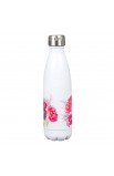 FLS049 - Water Bottle SS White Flowers Be Still & Know Ps 46:10 - - 2 
