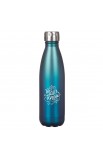 FLS028 - Water Bottle Stainless Steel Blue Be Still - - 1 